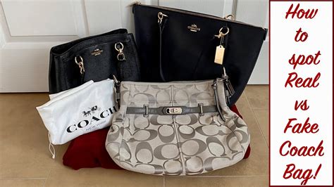 fake coach bag vs original|real coach purse.